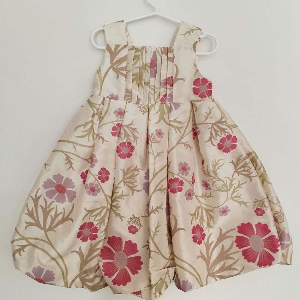 Cherokee Toddler Dress 3T - Cream, Pink, and Lavender